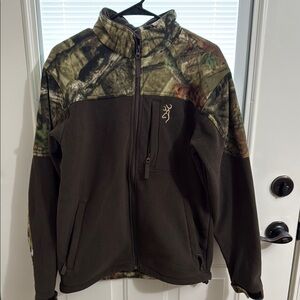 Men’s Browning Camouflage Outdoor Jacket Size S